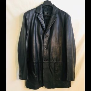 💥 Jos. A. Bank men’s leather blazer jacket